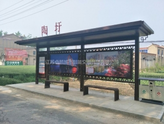 广西农村候车亭站台扩建项目顺利通过验收！